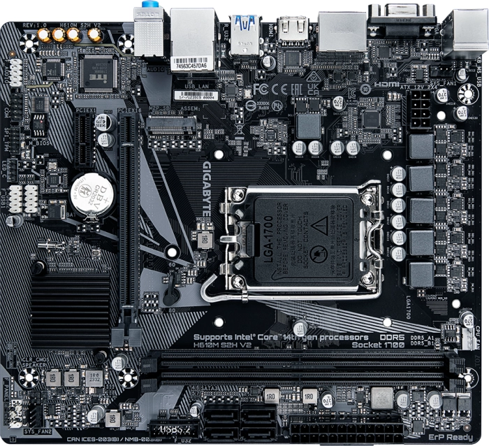 GIGABYTE H610M S2H V2 DDR5