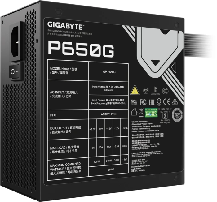 Gigabyte P650G Gold 650W