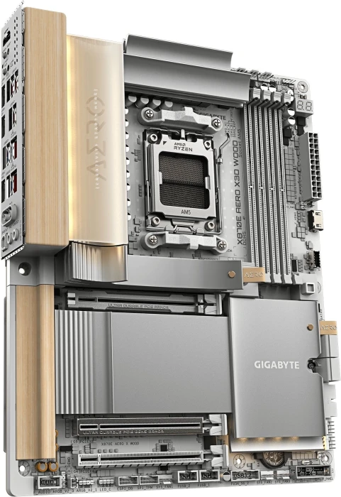GIGABYTE X870E AERO X3D WOOD