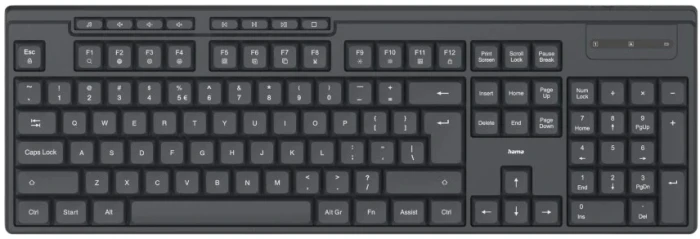 HAMA WK-200 Wireless - Black