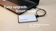 Transcend StoreJet 2.5" Aluminum case