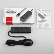 AXAGON HUE-S2BL 4 x USB 5Gbps