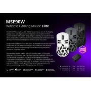 LORGAR MSE90W Magnesium 4K Grey