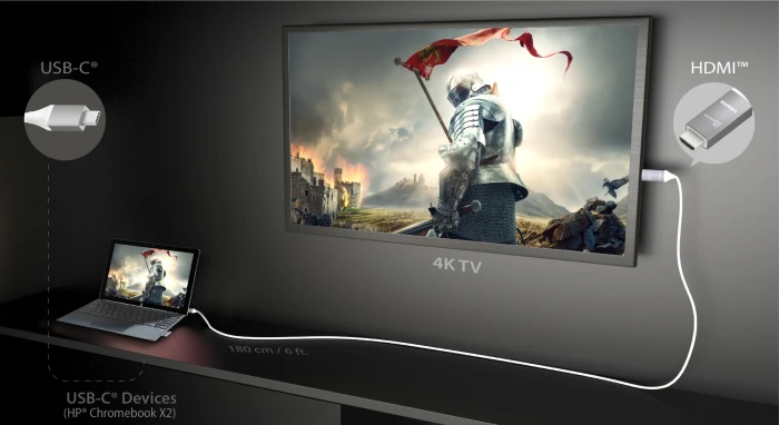 j5create USB-C > HDMI 2.0 4K - 1.8m