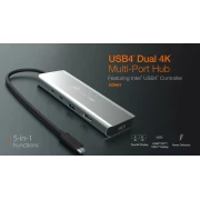 j5create JCD401 USB4 5in1 HUB
