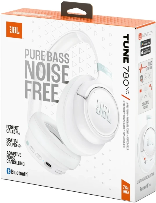 JBL TUNE 780NC Bluetooth - White