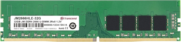 Transcend HLE 32GB DDR4 2666Mhz CL19