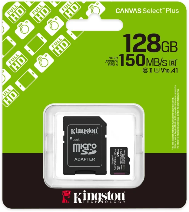 KINGSTON Canvas Select+ microSD 128GB