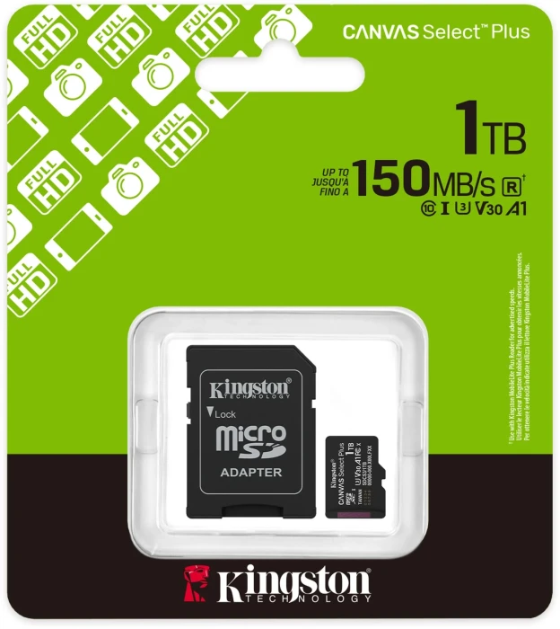 KINGSTON Canvas Select+ microSD 1TB