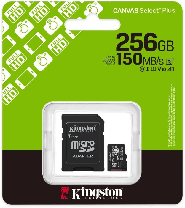 KINGSTON Canvas Select+ microSD 256GB