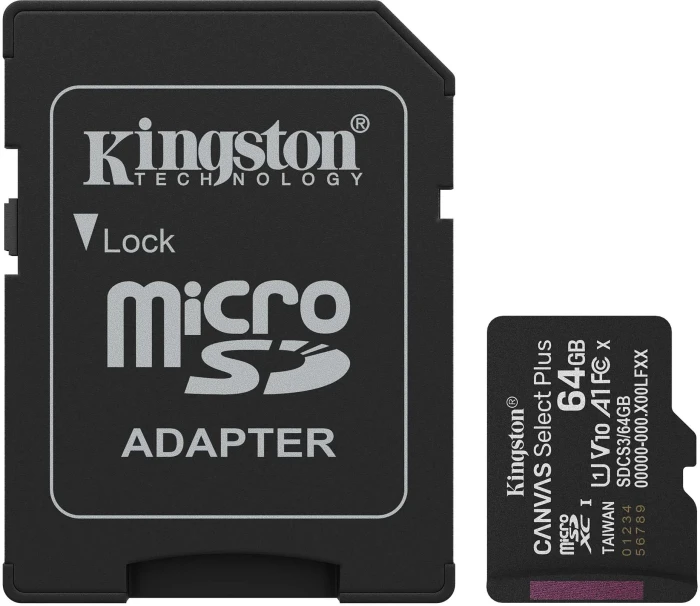 KINGSTON Canvas Select+ microSD 64GB