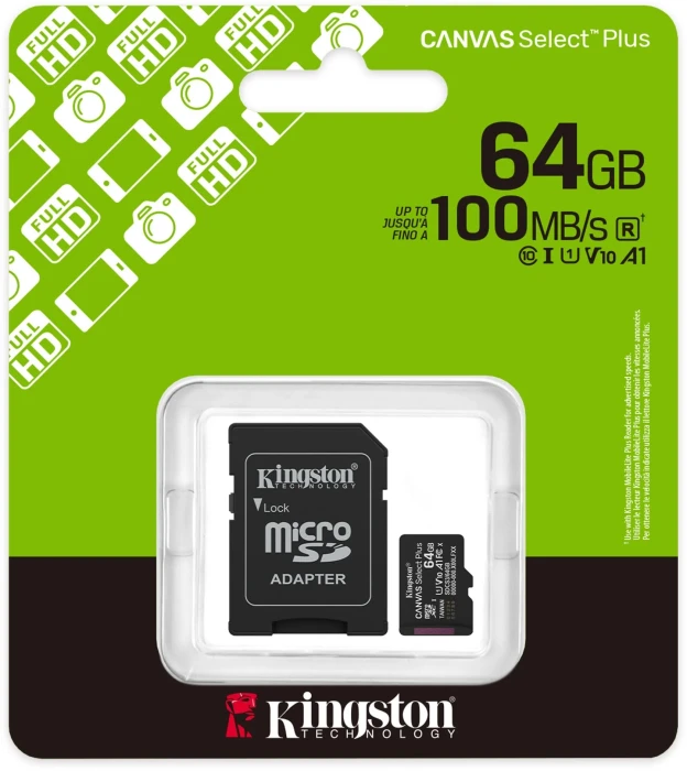KINGSTON Canvas Select+ microSD 64GB