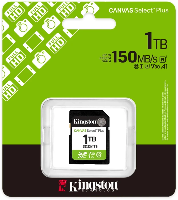 KINGSTON Canvas Select+ SD 1TB