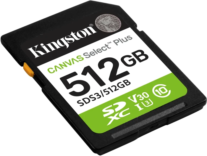KINGSTON Canvas Select+ SD 512GB
