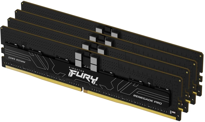 64GB (4x16) DDR5-6000 CL32 Kingston FURY Renegade Pro ECC Black XMP