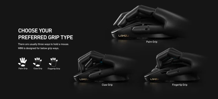 Lamzu ATLANTIS MINI 4K Wireless Black