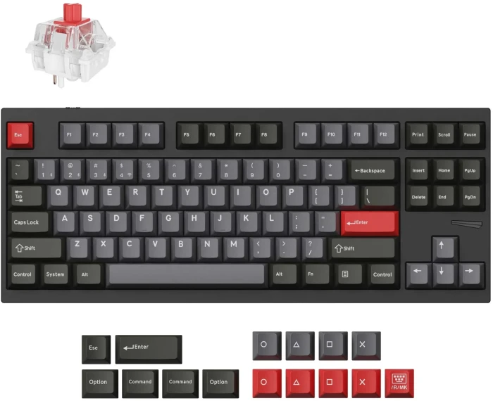 Lemokey L4 QMK Red Switch
