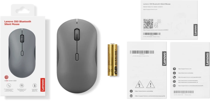LENOVO 350 Bluetooth Silent - Luna Grey