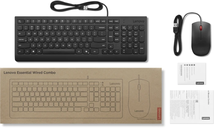 LENOVO Essential Wired Combo BG