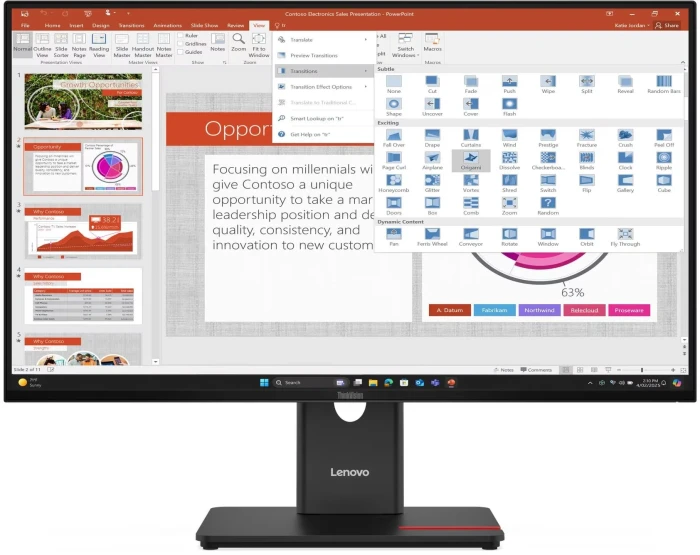 Lenovo T27-40 27" IPS 48Hz-120Hz