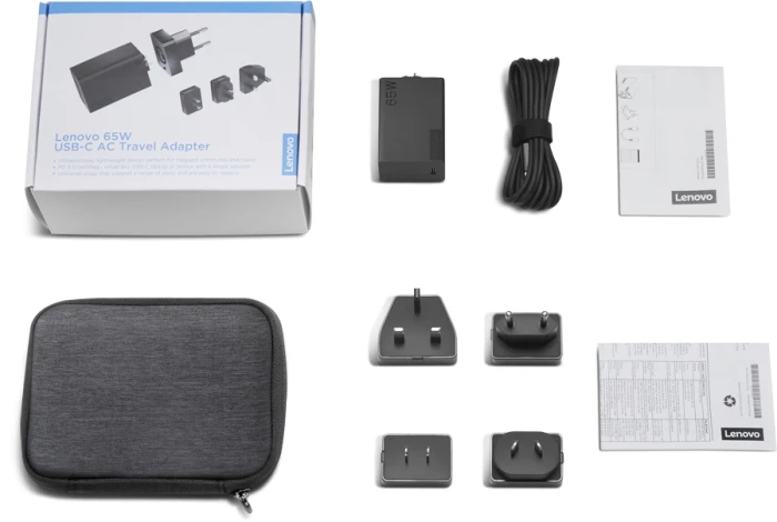 LENOVO USB-C AC Travel Adapter - 65W