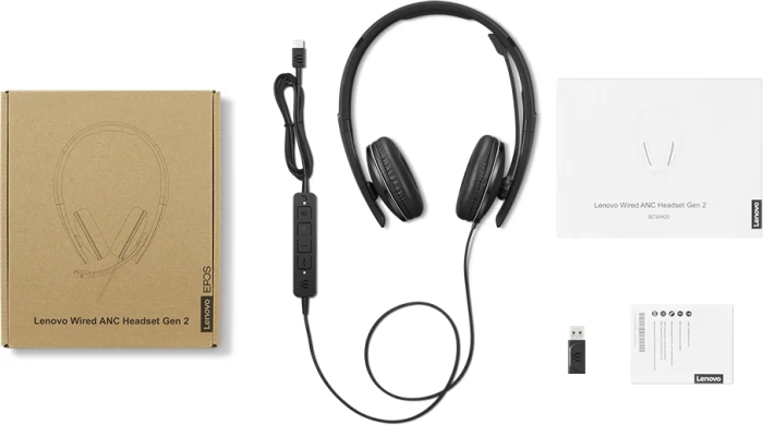 LENOVO Wired ANC Headset G2
