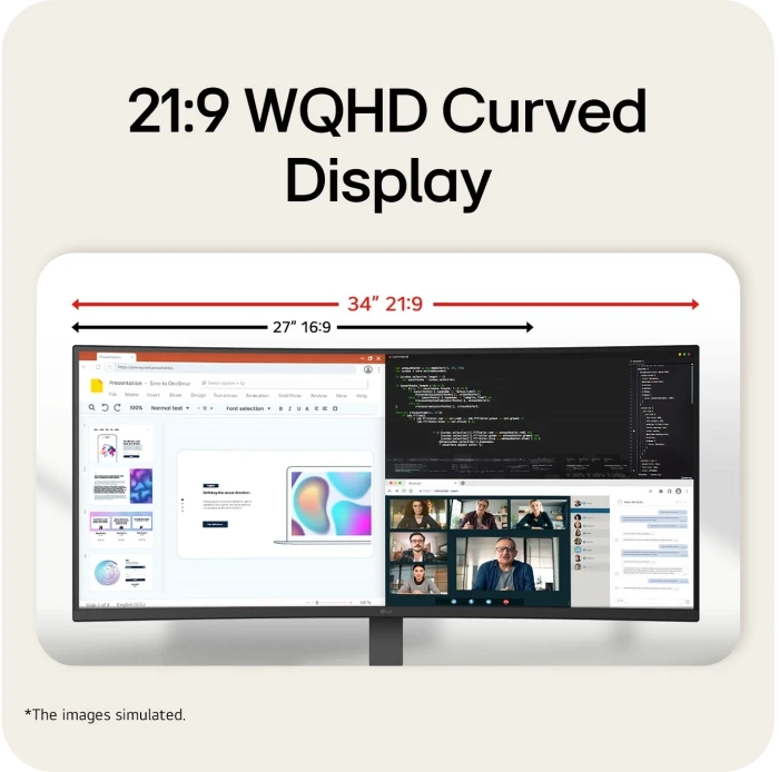 LG 34U620B-B 34" VA 21:9 144Hz