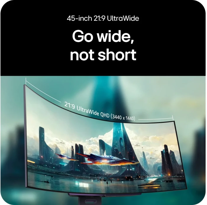 LG 45GX90SA-B 44.5" WOLED 240Hz