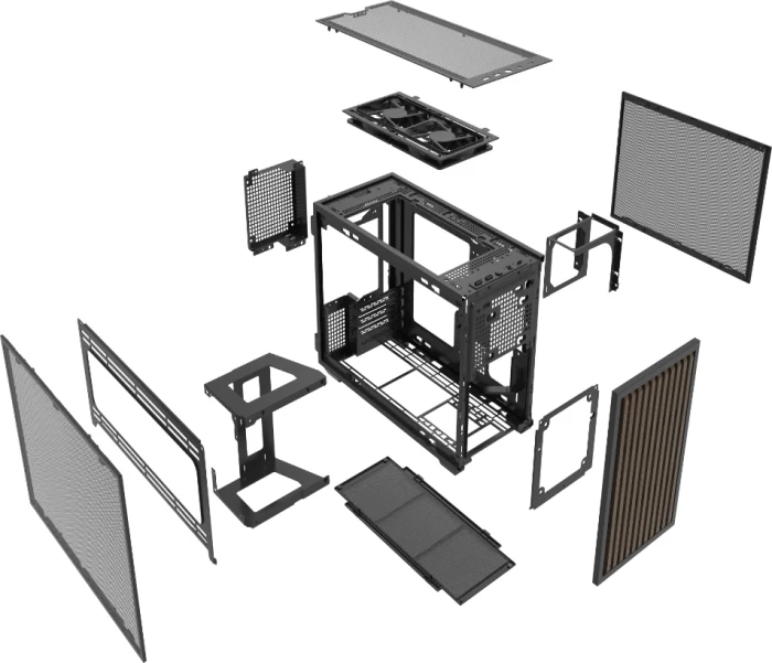 Lian Li DAN Cases B4-mATX Mesh - Black