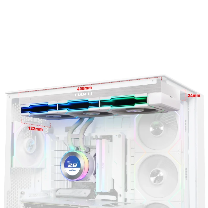 Lian Li HydroShift II LCD-C 360TL White