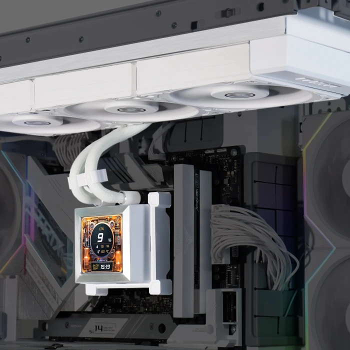 Lian Li HydroShift LCD 360S Silent White