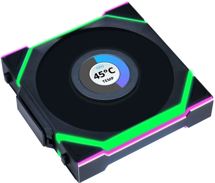 Lian Li UNI FAN SL Wireless LCD Black