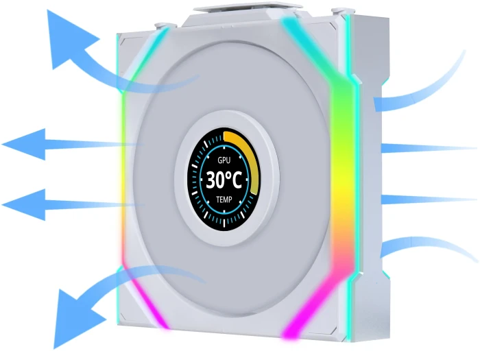 Lian Li UNI FAN SL Wireless LCD Reverse