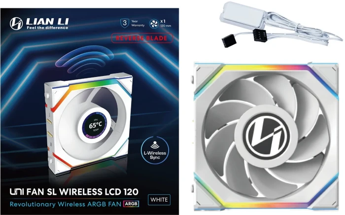 Lian Li UNI FAN SL Wireless LCD Reverse