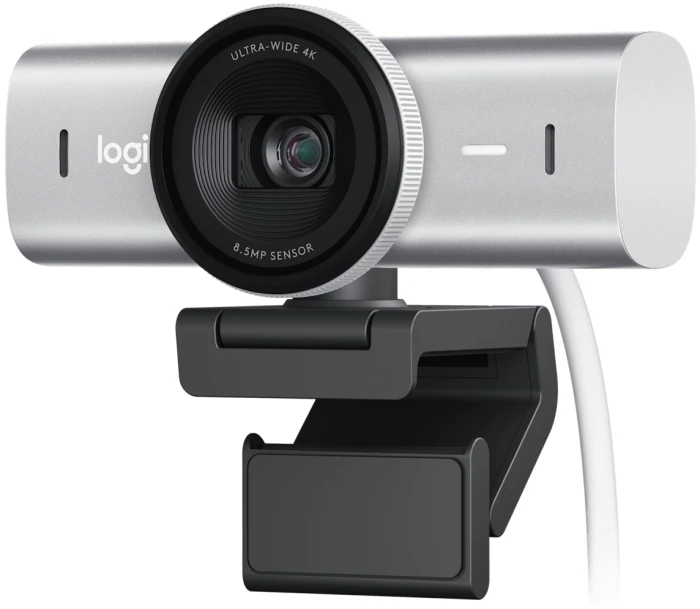 LOGITECH MX Brio 4K Webcam - Pale Gray