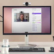 LOGITECH MX Brio 4K Webcam - Pale Gray