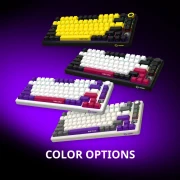 LORGAR KBP7075W Wireless PBT White