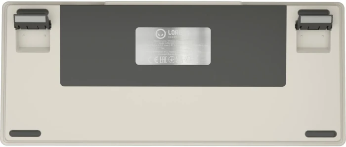 LORGAR KBP7075W Wireless PBT Beige