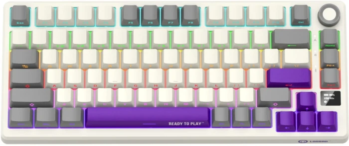 LORGAR KBP7075W Wireless PBT Beige