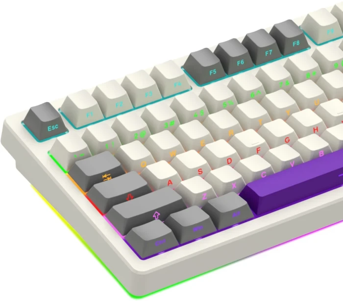 LORGAR KBP70TKLW Wireless PBT Beige