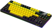 LORGAR KBP70TKLW Wireless PBT Yellow