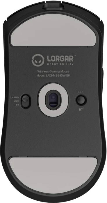 LORGAR MSE90W Magnesium 4K Black
