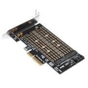 Makki Адаптер M2 SSD NVMe+SATA PCIe 3.0 4x