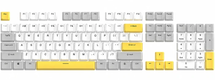 Капачки за клавиатура 104 keys PBT