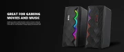Marvo Тонколони Gaming Speakers 2.0 6W Bluetooth RGB - MARVO-SG-269