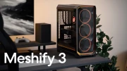 FRACTAL Meshify 3 White TG Clear Tint