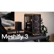 FRACTAL Meshify 3 White TG Clear Tint