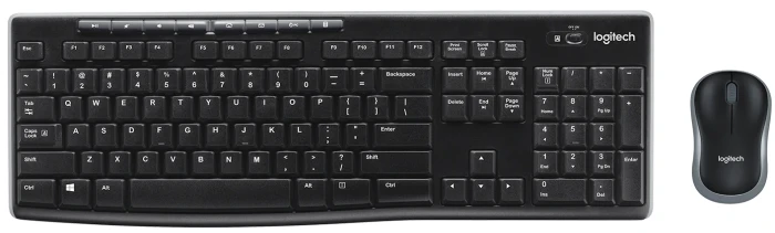 Kомплект Logitech MK270 2.4 GHZ Черен