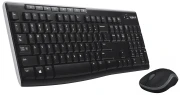 Kомплект Logitech MK270 2.4 GHZ Черен