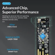Orico M.2 NVMe - MM2C3-G2-GY